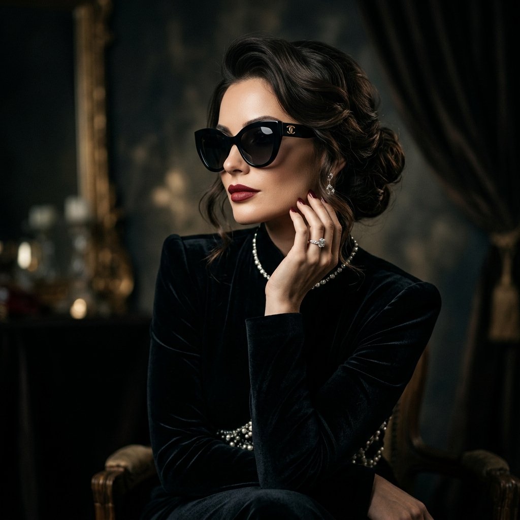 FLEXER luxury woman wearing sunglasses model